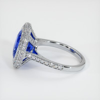 5.45 Ct. Sapphire Ring, 14K White Gold 4
