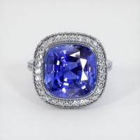 7.24 Ct. Sapphire Ring, 14K White Gold 1
