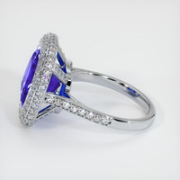 7.24 Ct. Sapphire Ring, 14K White Gold 4