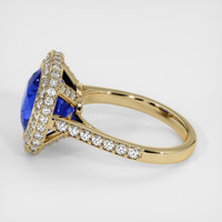 6.11 Ct. Sapphire Ring, 18K Yellow Gold 4