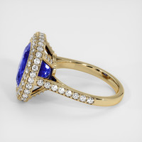 7.60 Ct. Sapphire Ring, 18K Yellow Gold 4