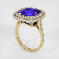 7.24 Ct. Sapphire Ring, 18K Yellow Gold 2