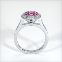2.15 Ct. Pink Sapphire Ring, Platinum 950 3