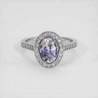 2.44 Ct. Bi Color Sapphire Ring, Platinum 950 1