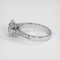 1.25 Ct. Sapphire Ring, Platinum 950 4