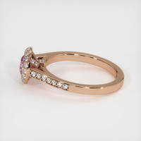 0.86 Ct. Pink Sapphire Ring, 14K Rose Gold 4