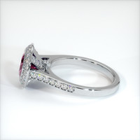 2.15 Ct. Pink Sapphire Ring, 14K White Gold 4