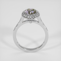 2.44 Ct. Bi Color Sapphire Ring, 14K White Gold 3