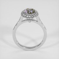 2.44 Ct. Bi Color Sapphire Ring, 18K White Gold 3
