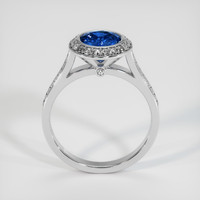 3.23 Ct. Bi Color Sapphire Ring, 18K White Gold 3