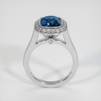 5.00 Ct. Bi Color Sapphire Ring, Platinum 950 3