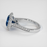 5.00 Ct. Bi Color Sapphire Ring, Platinum 950 4