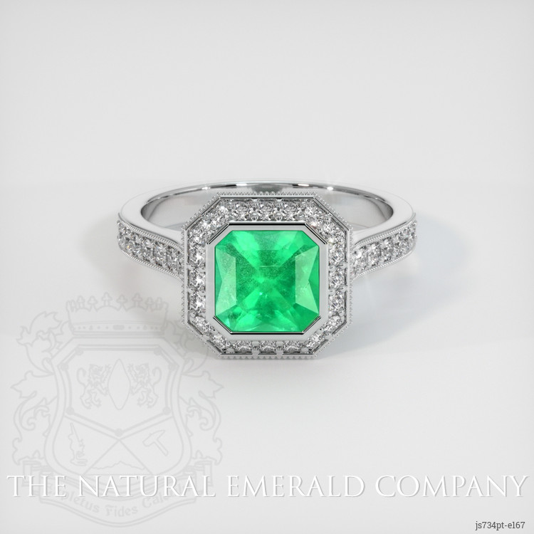 Emerald Ring 1.01 Ct. Platinum 950 | The Natural Emerald Company