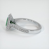 1.33 Ct. Emerald Ring, Platinum 950 4