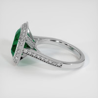 4.69 Ct. Emerald Ring, Platinum 950 4