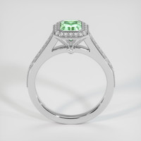 0.84 Ct. Emerald Ring, Platinum 950 3