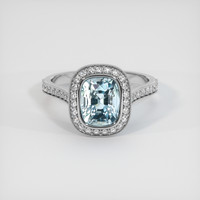 3.55 Ct. Gemstone Ring, Platinum 950 1