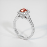 1.35 Ct. Sapphire Ring, Platinum 950 2