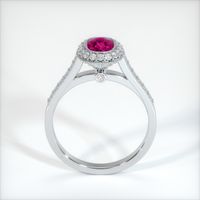 0.80 Ct. Ruby Ring, Platinum 950 3