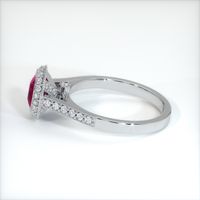 0.80 Ct. Ruby Ring, Platinum 950 4