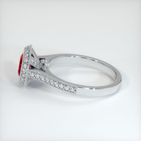 1.55 Ct. Ruby Ring, Platinum 950 4