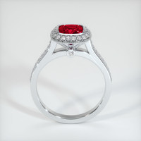 1.12 Ct. Ruby Ring, Platinum 950 3