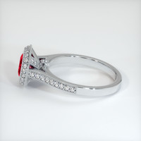 1.12 Ct. Ruby Ring, Platinum 950 4