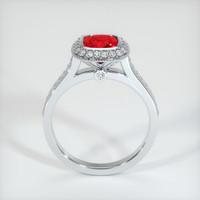 0.80 Ct. Ruby Ring, Platinum 950 3