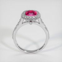 1.23 Ct. Ruby Ring, Platinum 950 3