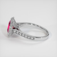 1.23 Ct. Ruby Ring, Platinum 950 4