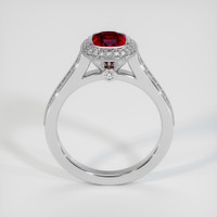 0.80 Ct. Ruby Ring, Platinum 950 3