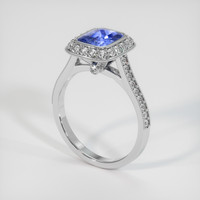1.51 Ct. Sapphire Ring, Platinum 950 2