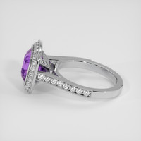 4.69 Ct. Purple Sapphire Ring, Platinum 950 4