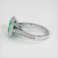 3.35 Ct. Emerald Ring, Platinum 950 4