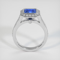 1.70 Ct. Blue Sapphire Ring, Platinum 950 3