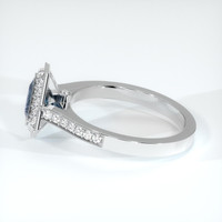 0.71 Ct. Sapphire Ring, Platinum 950 4