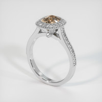 1.59 Ct. Sapphire Ring, Platinum 950 2