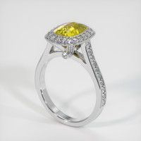 2.68 Ct. Sapphire Ring, Platinum 950 2