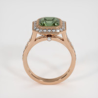4.06 Ct. Bi Color Sapphire Ring, 14K Rose Gold 3