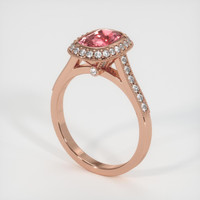 1.96 Ct. Sapphire Ring, 14K Rose Gold 2