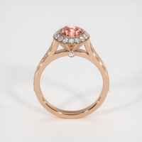 1.35 Ct. Sapphire Ring, 14K Rose Gold 3