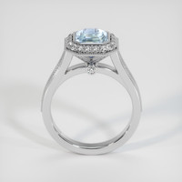 1.58 Ct. Blue Sapphire Ring, 10K White Gold 3