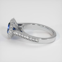 1.94 Ct. Blue Sapphire Ring, 10K White Gold 4