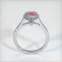 1.09 Ct. Pink Sapphire Ring, 10K White Gold 3