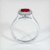 1.55 Ct. Ruby Ring, 10K White Gold 3