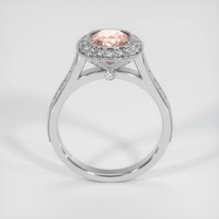 1.58 Ct. Padparadscha Sapphire Ring, 10K White Gold 3