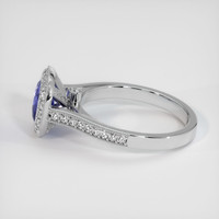 1.55 Ct. Color Change Sapphire Ring, 14K White Gold 4