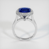 4.50 Ct. Sapphire Ring, 14K White Gold 3