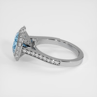 2.39 Ct. Gemstone Ring, 14K White Gold 4