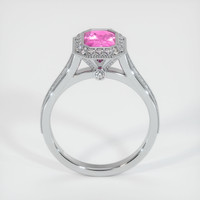0.86 Ct. Sapphire Ring, 14K White Gold 3